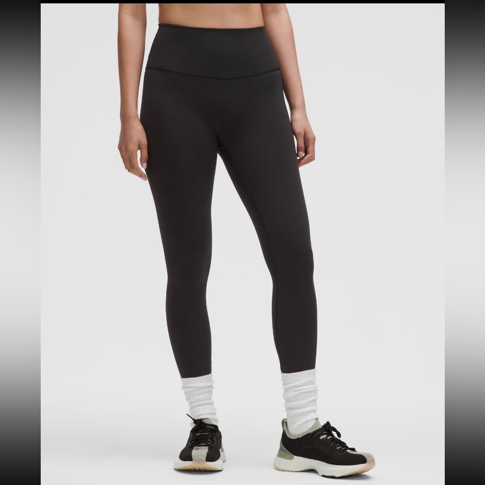 Lululemon Wunder Train Black High-Waisted Leggings 25”
